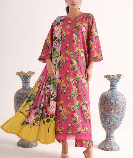 Johra Zenal Print Khaddar'24 JH#485