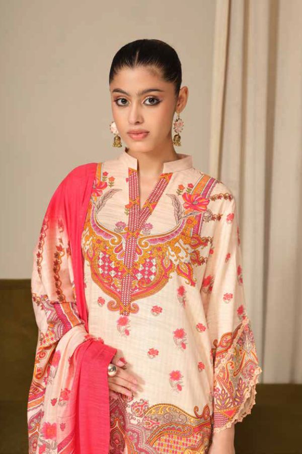 Johra Maison Emb L-Peach`24 JH#317