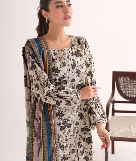 Johra Soul Print Khaddar`24 JH#492