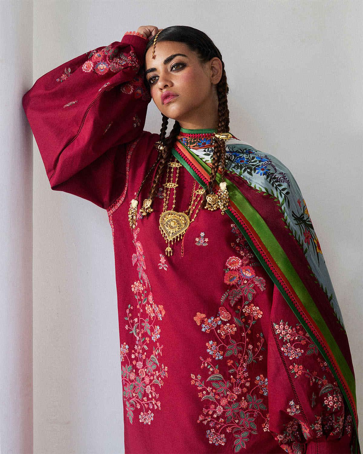 Jugnu By Hussain Rehar Unstitched Lawn'25 (Kunar)