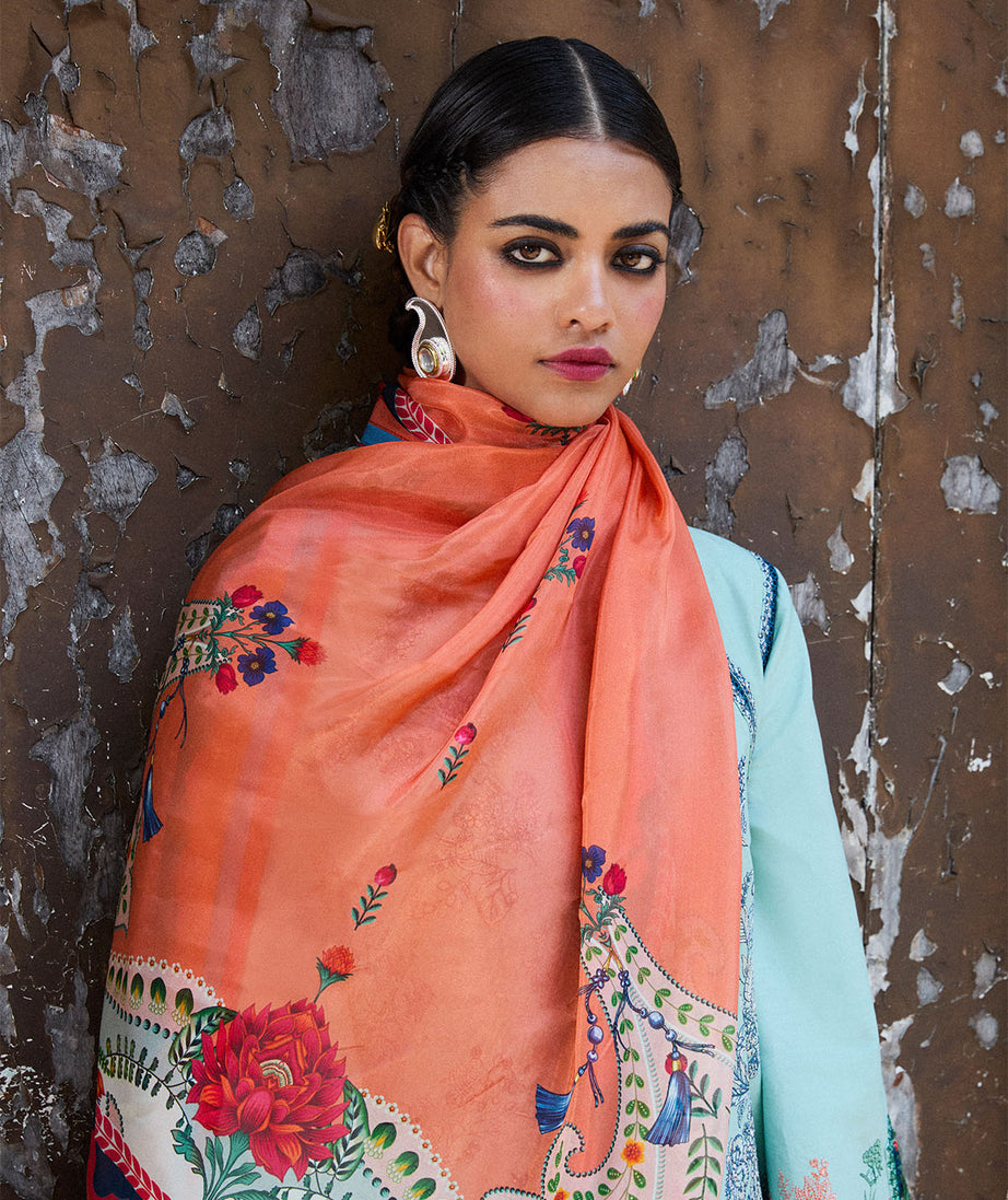 Jugnu By Hussain Rehar Unstitched Lawn'25 (Neelum)