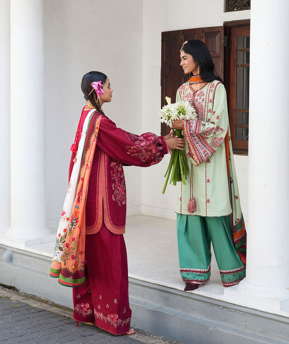 Jugnu By Hussain Rehar Unstitched Lawn'25 (Kunar)