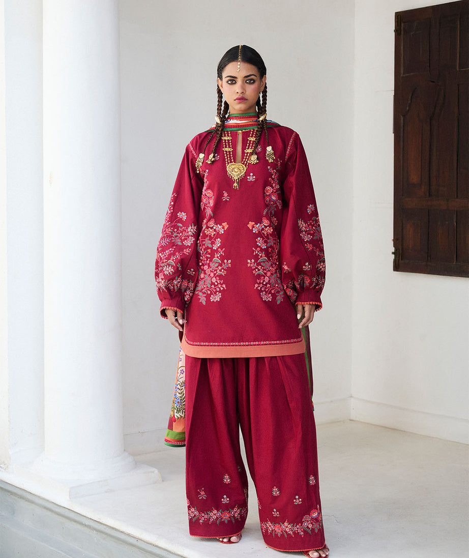 Jugnu By Hussain Rehar Unstitched Lawn'25 (Kunar)