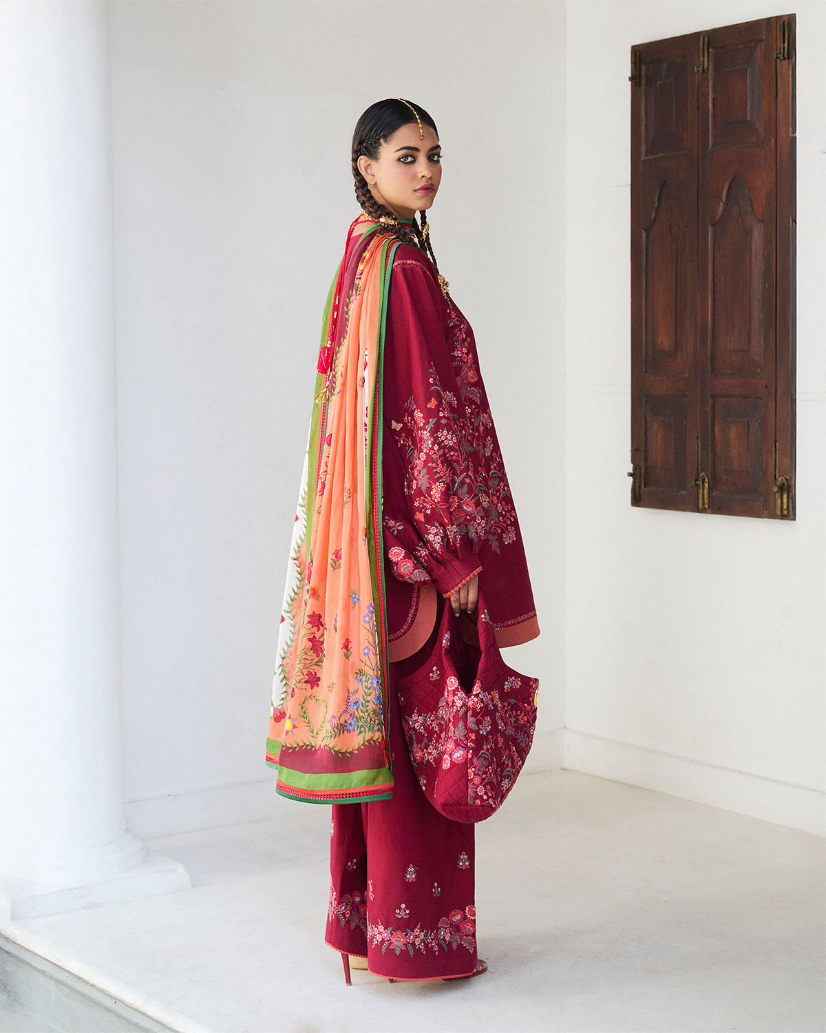 Jugnu By Hussain Rehar Unstitched Lawn'25 (Kunar)