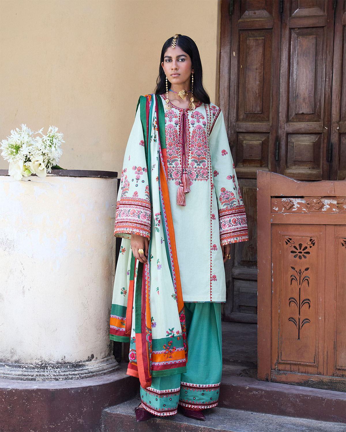 Jugnu By Hussain Rehar Unstitched Lawn'25 (Rupal)