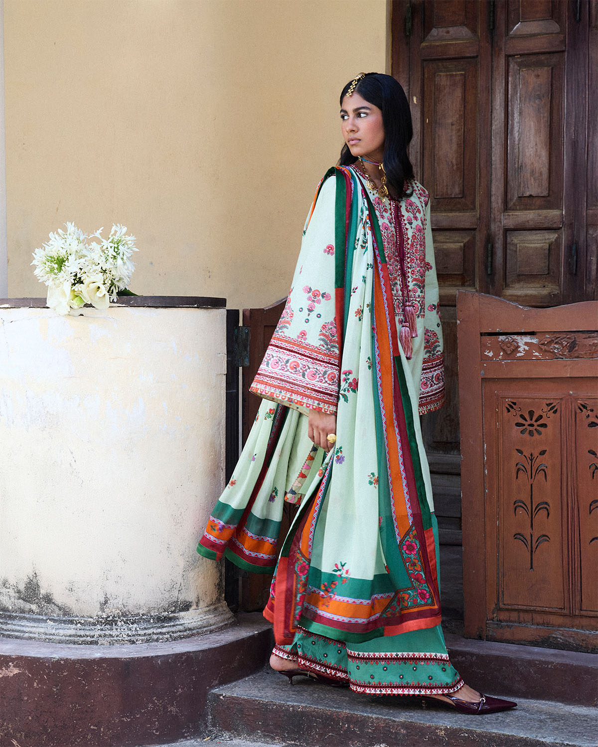 Jugnu By Hussain Rehar Unstitched Lawn'25 (Rupal)