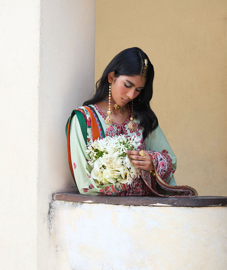 Jugnu By Hussain Rehar Unstitched Lawn'25 (Rupal)