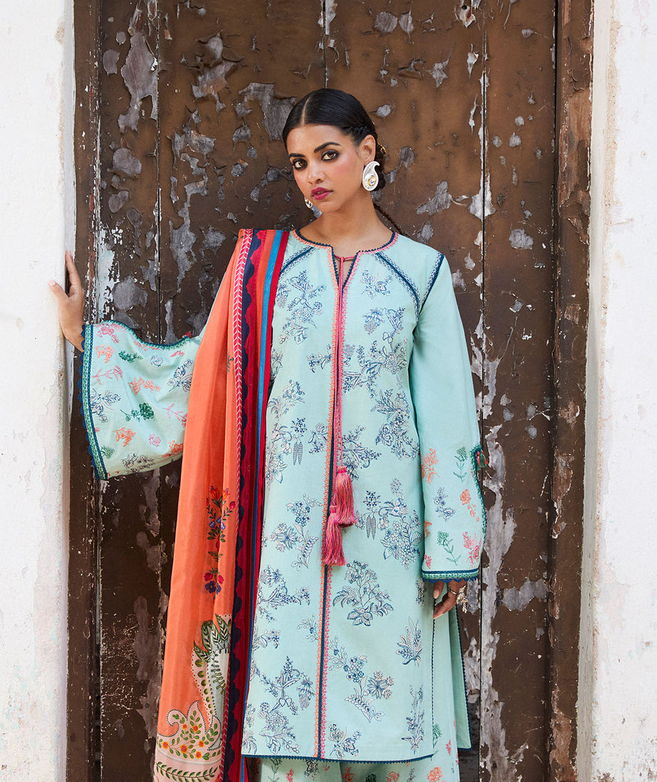 Jugnu By Hussain Rehar Unstitched Lawn'25 (Neelum)