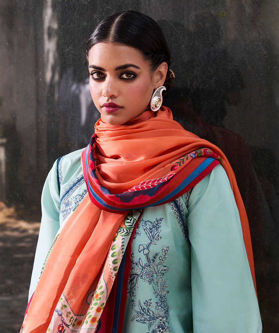 Jugnu By Hussain Rehar Unstitched Lawn'25 (Neelum)