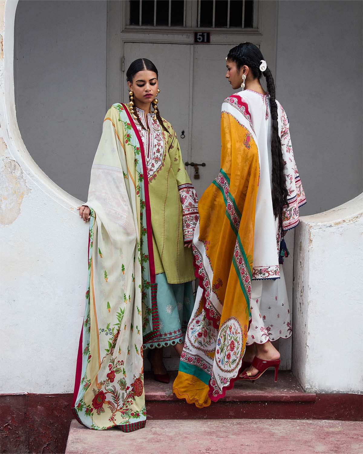 Jugnu By Hussain Rehar Unstitched Lawn'25 (Siran)