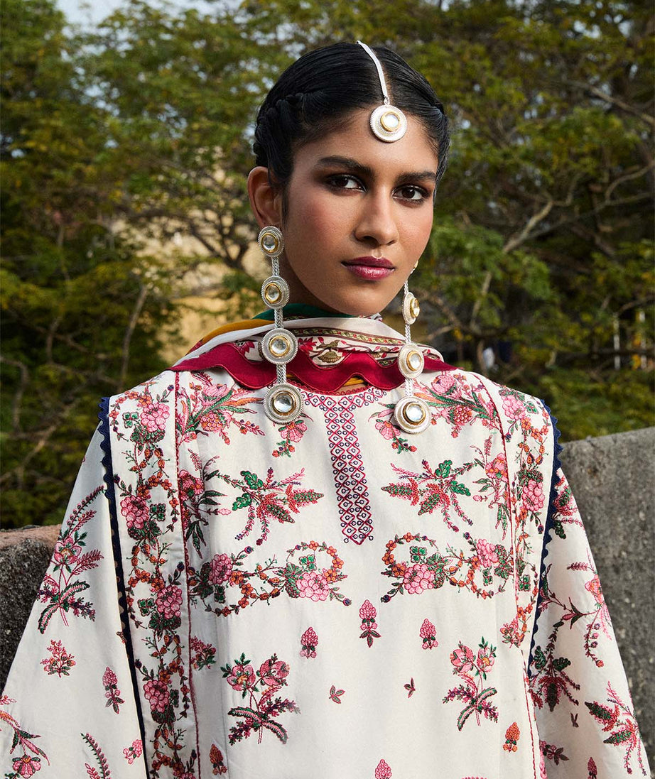 Jugnu By Hussain Rehar Unstitched Lawn'25 (Tibet)