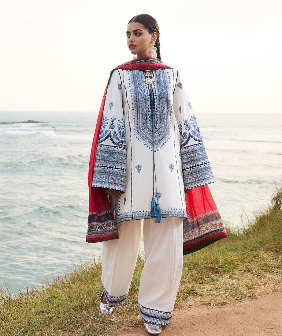Jugnu By Hussain Rehar Unstitched Lawn'25 (Tawi)