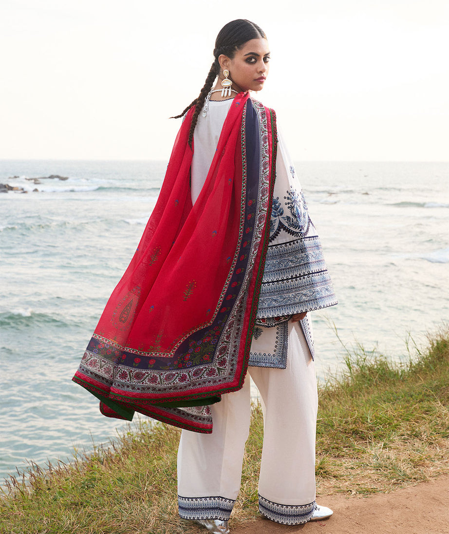 Jugnu By Hussain Rehar Unstitched Lawn'25 (Tawi)