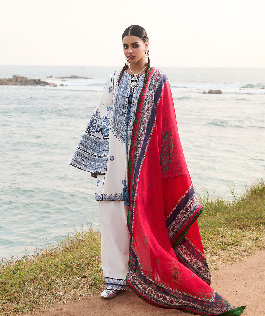 Jugnu By Hussain Rehar Unstitched Lawn'25 (Tawi)