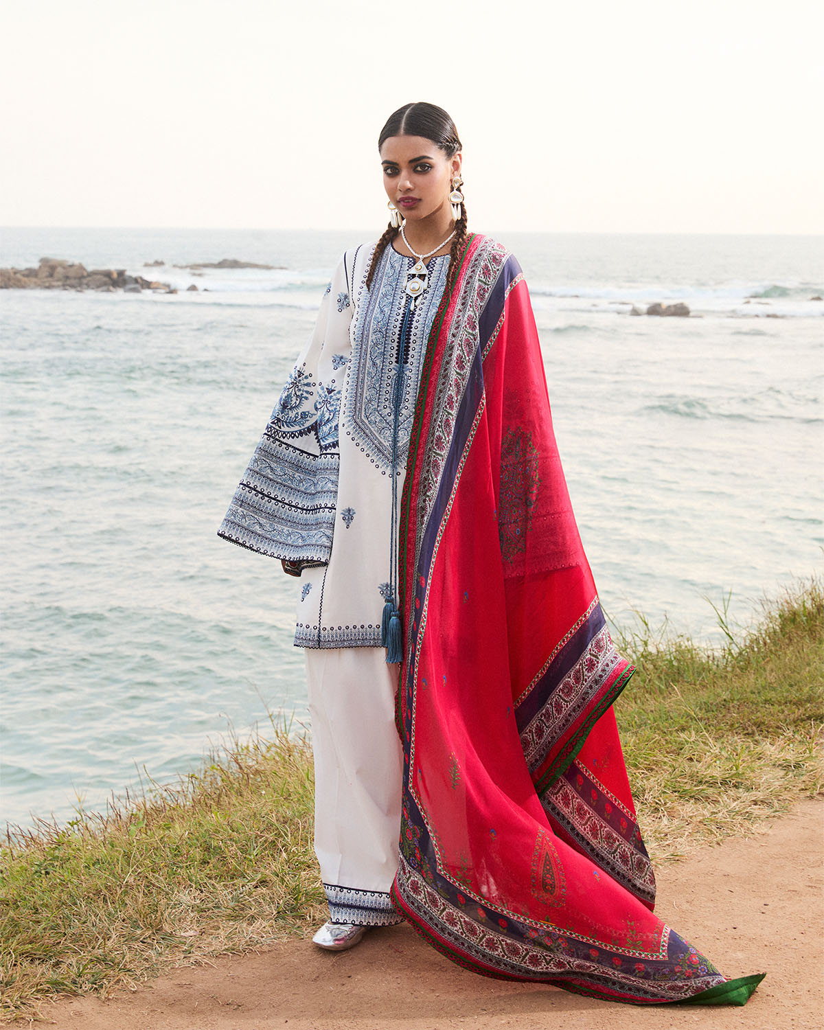 Jugnu By Hussain Rehar Unstitched Lawn'25 (Tawi)