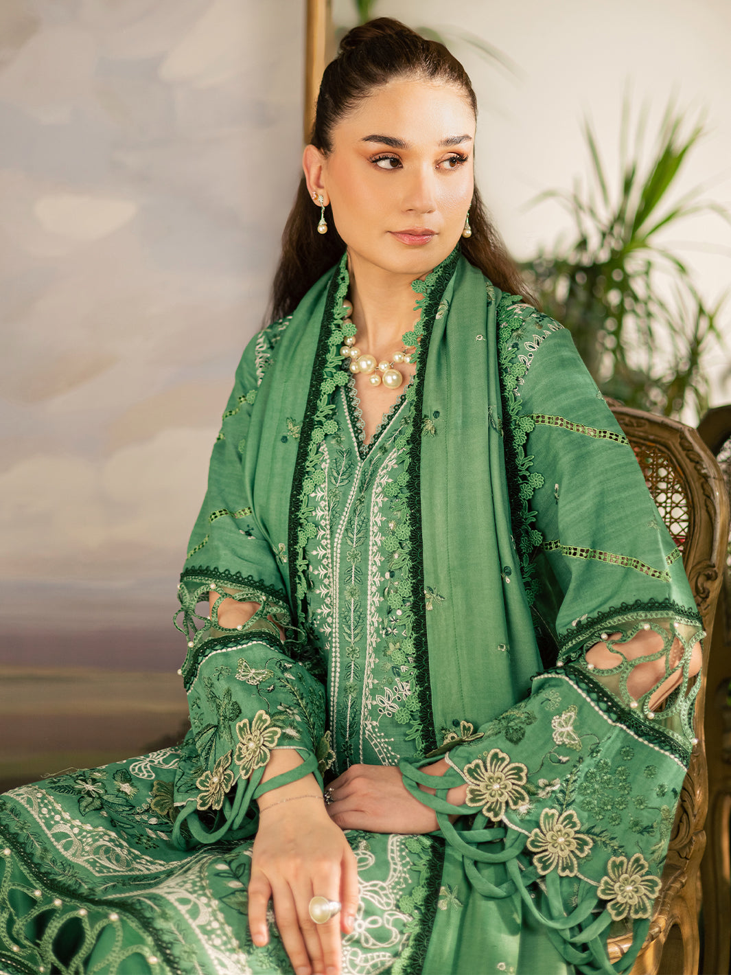 Mahnur Kaia Emb Linen`25 D#05