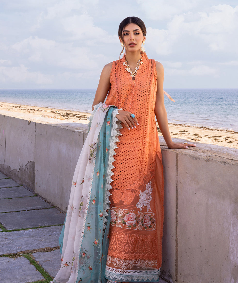 Saira Rizwan Luxury Lawn`24 (MABE)