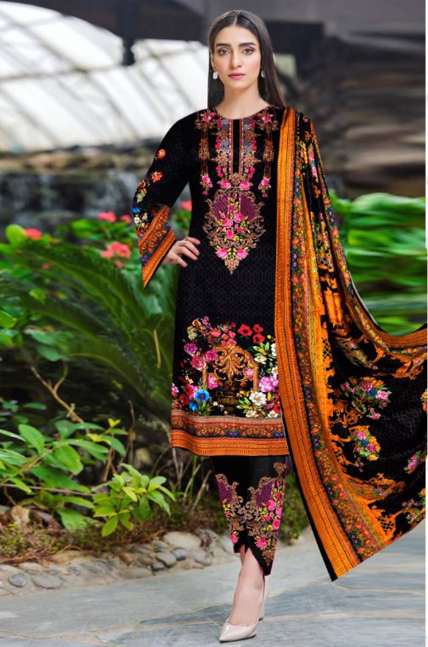 Khola &amp; Memuna D/Linen`20 (Black)