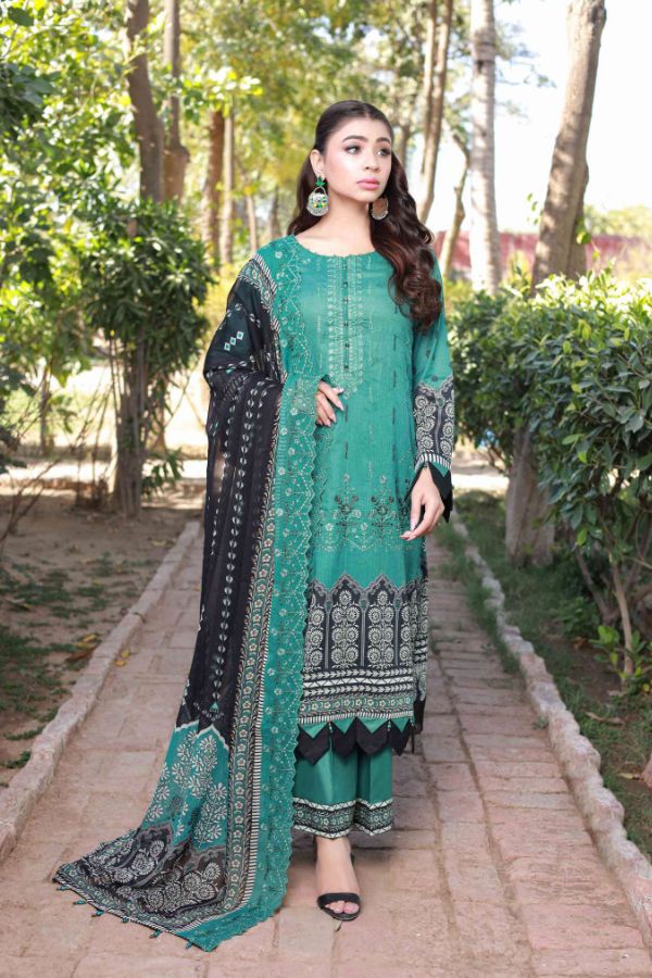 Schick Kinara Micreation Lawn'23 D#01 (Sea Green)