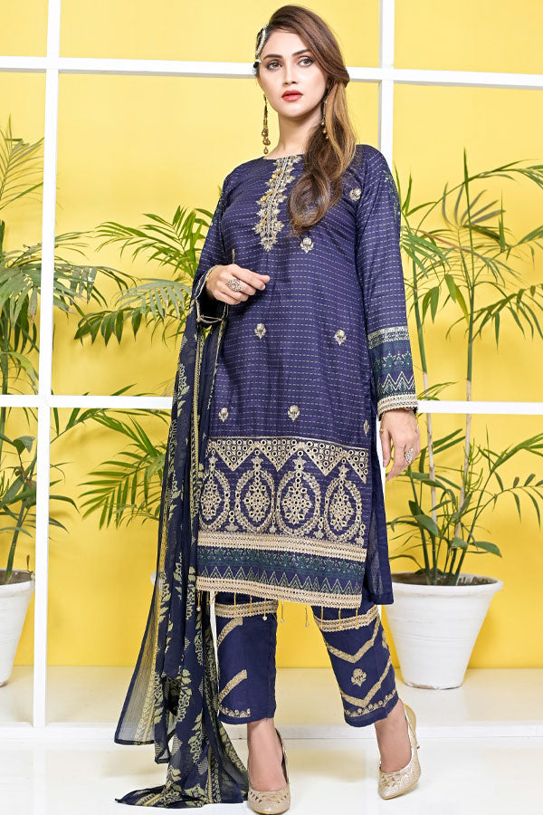 Khaddi Emb Lawn`21 D#01B V#2