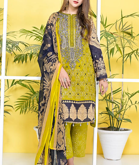 Khaddi Emb Lawn`21 D#02A V#2