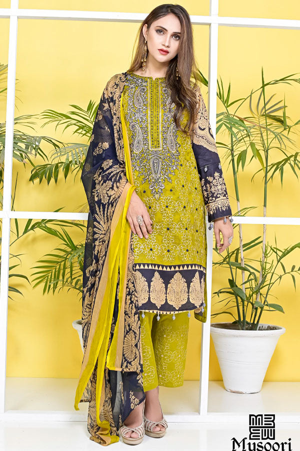 Khaddi Emb Lawn`21 D#02A V#2