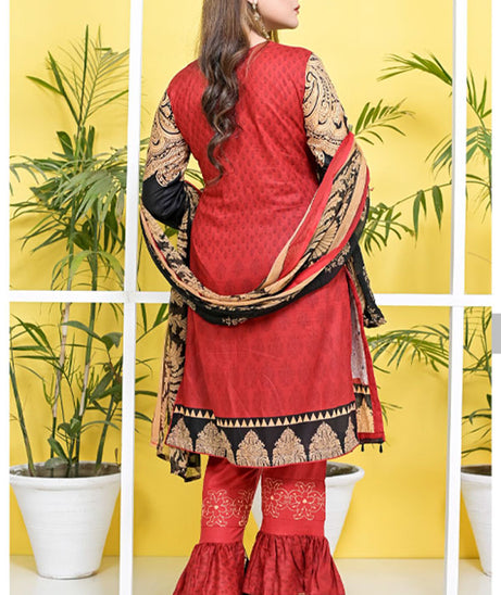 Khaddi Emb Lawn`21 D#02B V#2