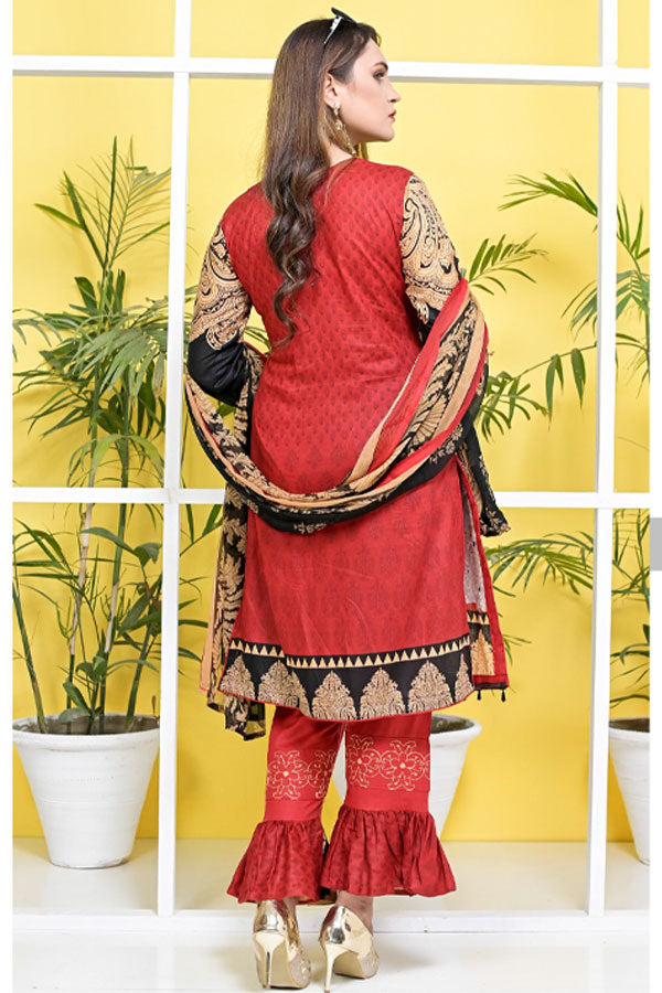 Khaddi Emb Lawn`21 D#02B V#2