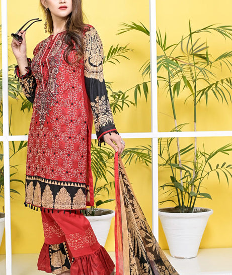 Khaddi Emb Lawn`21 D#02B V#2