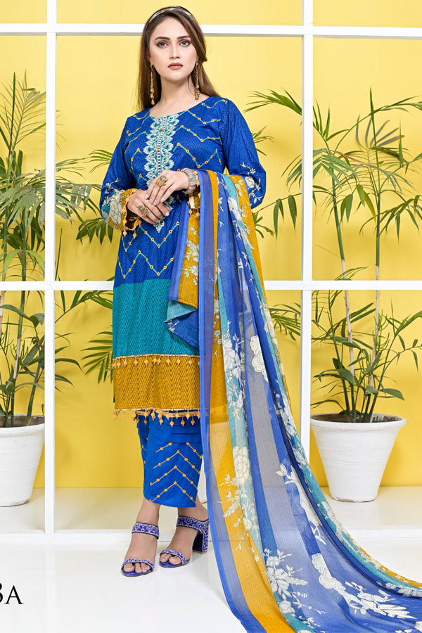 Khaddi Emb Lawn`21 D#03A V#2
