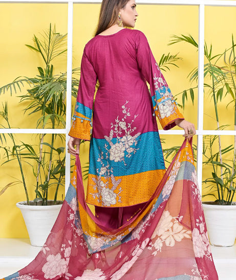 Khaddi Emb Lawn`21 D#03B V#2