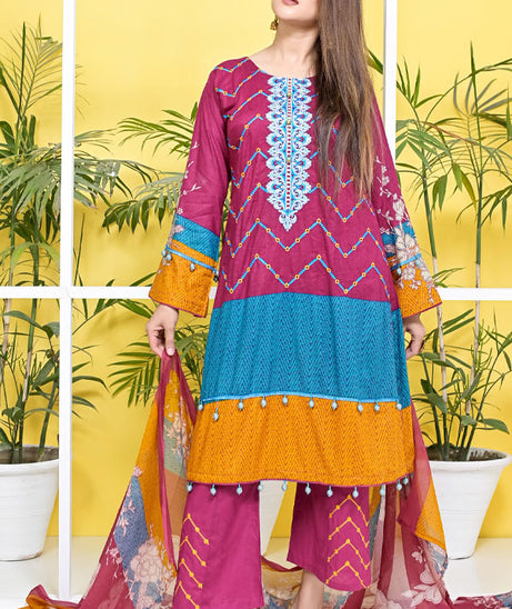 Khaddi Emb Lawn`21 D#03B V#2