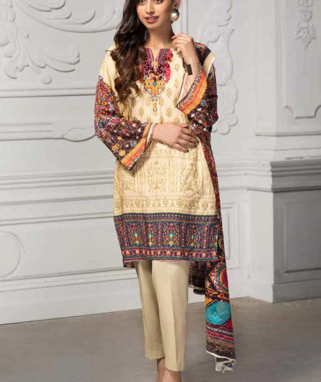 Kahawat Digital Emb Linen`20 D#2642