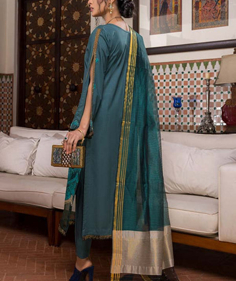 Kalyan Chikankari Collection'22 D Green