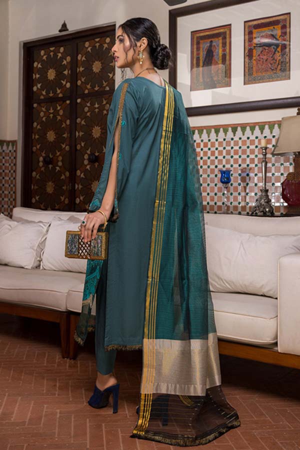 Kalyan Chikankari Collection'22 D Green