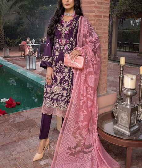 Kalyan Chikankari Collection'22 Peach