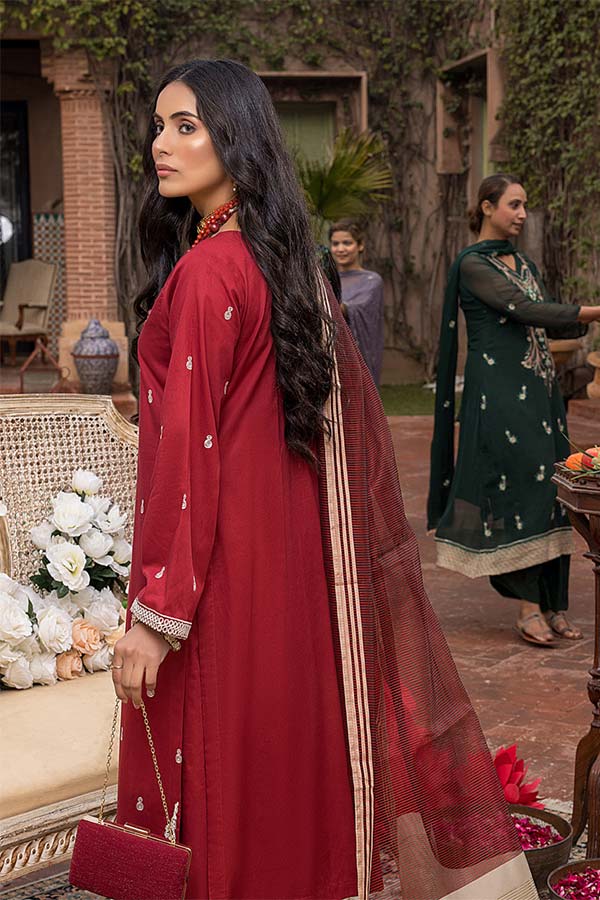 Kalyan Chikankari Collection'22 Red