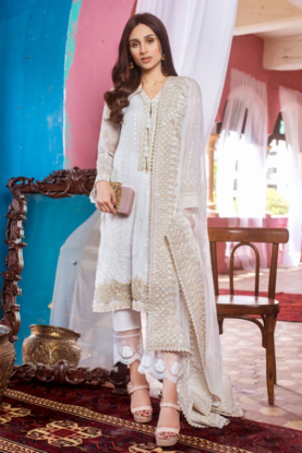 Kalyan Emb Chiffon Collection'20 D#4
