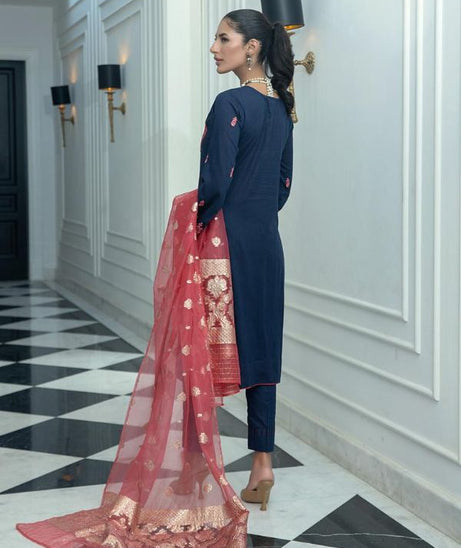 Kalyan Emb Festive Collection`22 Blue