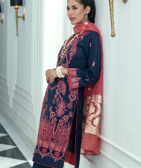 Kalyan Emb Festive Collection`22 Blue