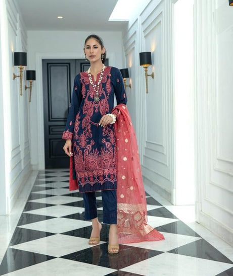 Kalyan Emb Festive Collection`22 Blue