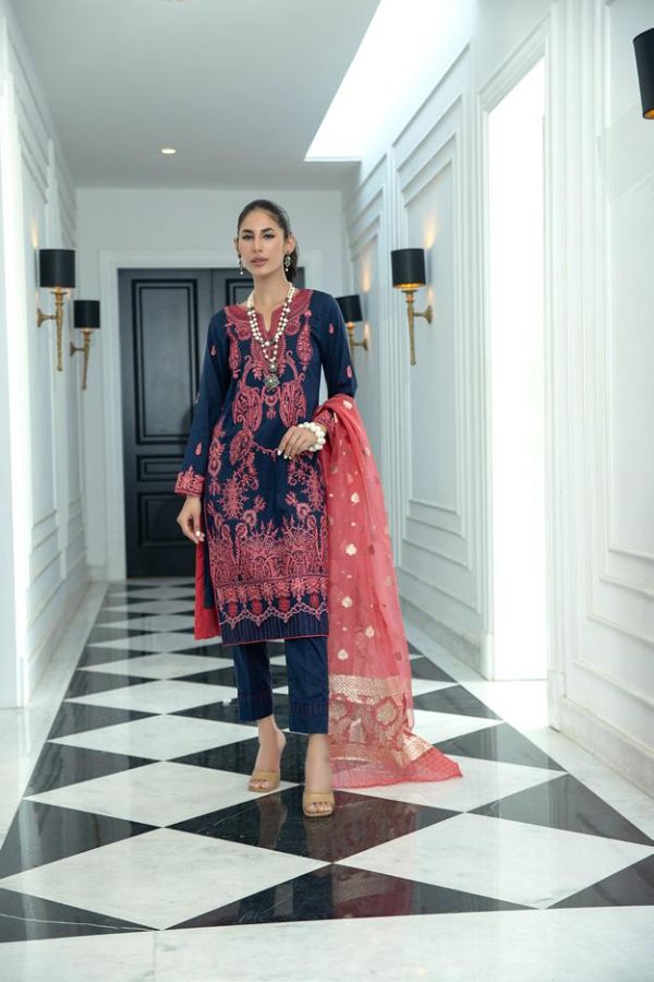 Kalyan Emb Festive Collection`22 Blue