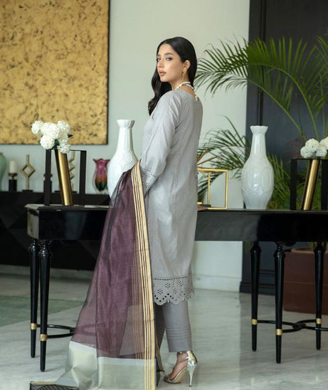 Kalyan Emb Festive Collection`22 Grey