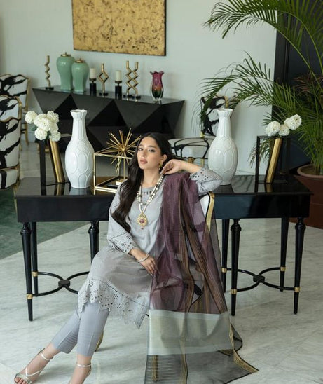 Kalyan Emb Festive Collection`22 Grey