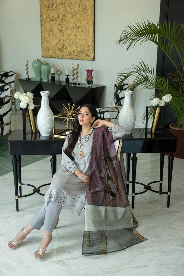 Kalyan Emb Festive Collection`22 Grey