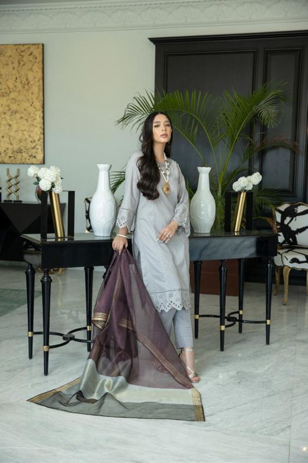 Kalyan Emb Festive Collection`22 Grey