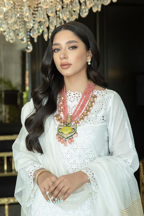 Kalyan Emb Festive Collection`22 White
