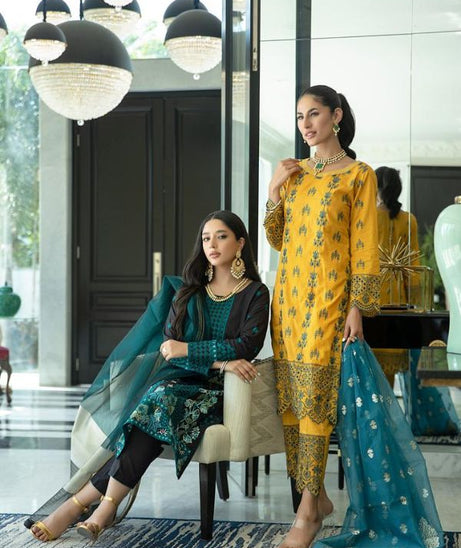 Kalyan Emb Festive Collection`22 Yellow