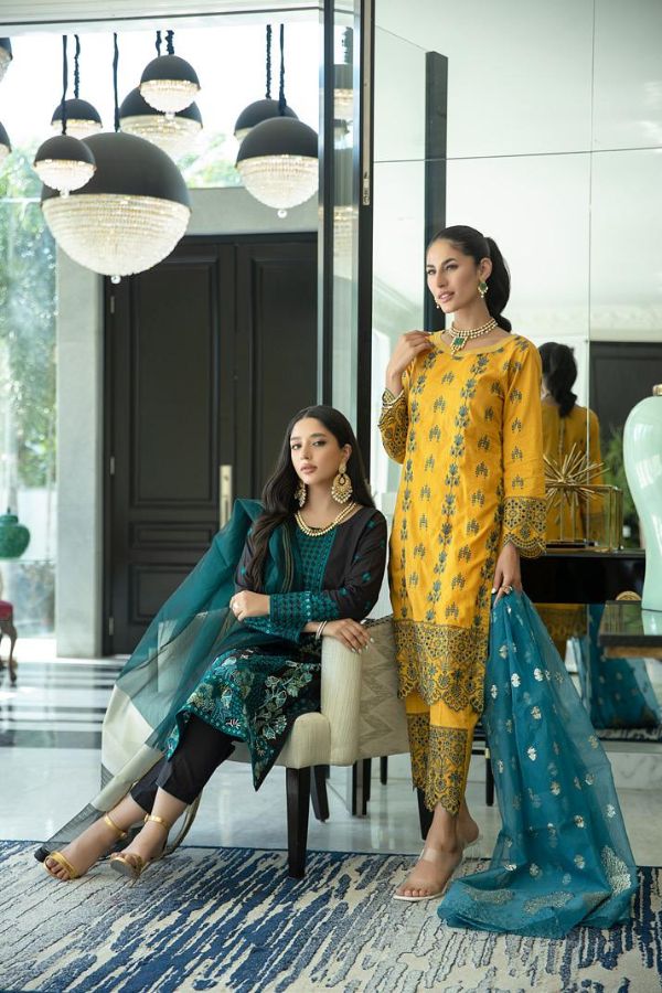 Kalyan Emb Festive Collection`22 Yellow