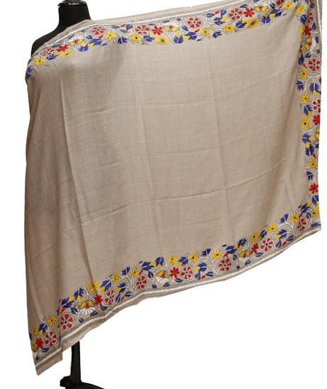 Kanta Work Printed Shawl D#31-A